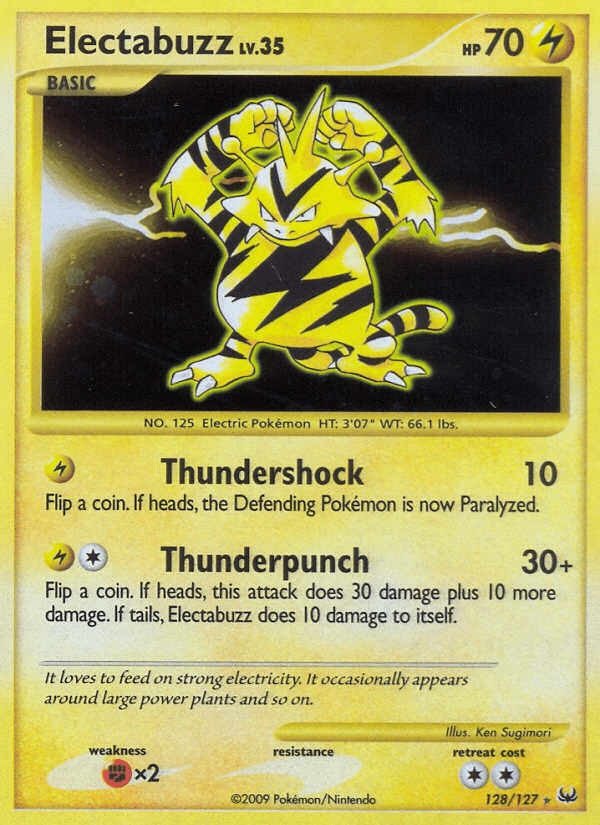 Electabuzz Pokémon card