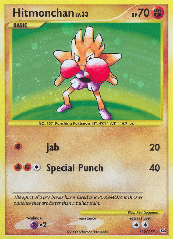 Hitmonchan Pokémon card