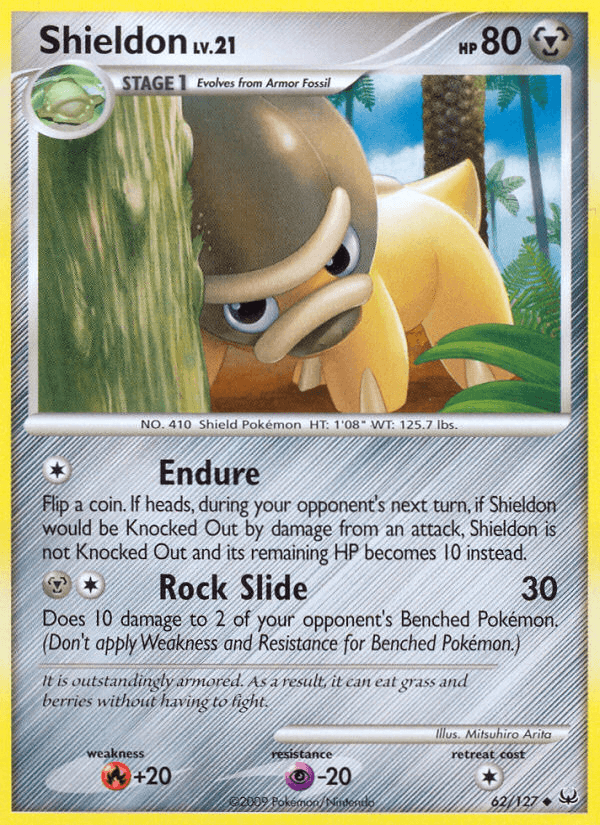 Shieldon Pokémon card