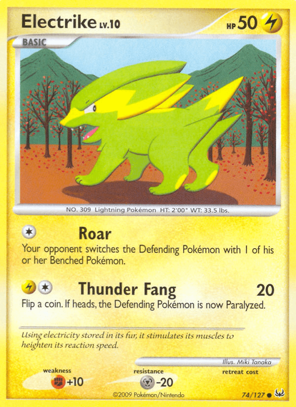 Electrike Pokémon card