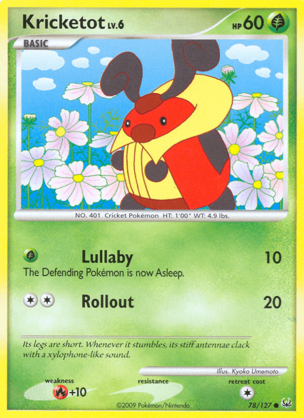 Kricketot Pokémon card