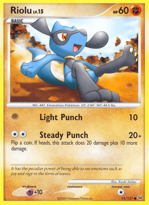 Riolu Pokémon card