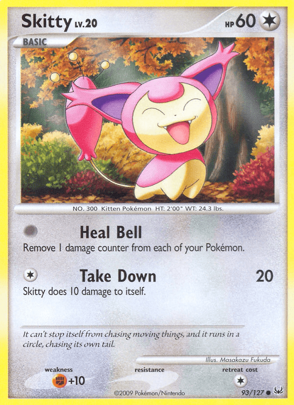 Skitty Pokémon card