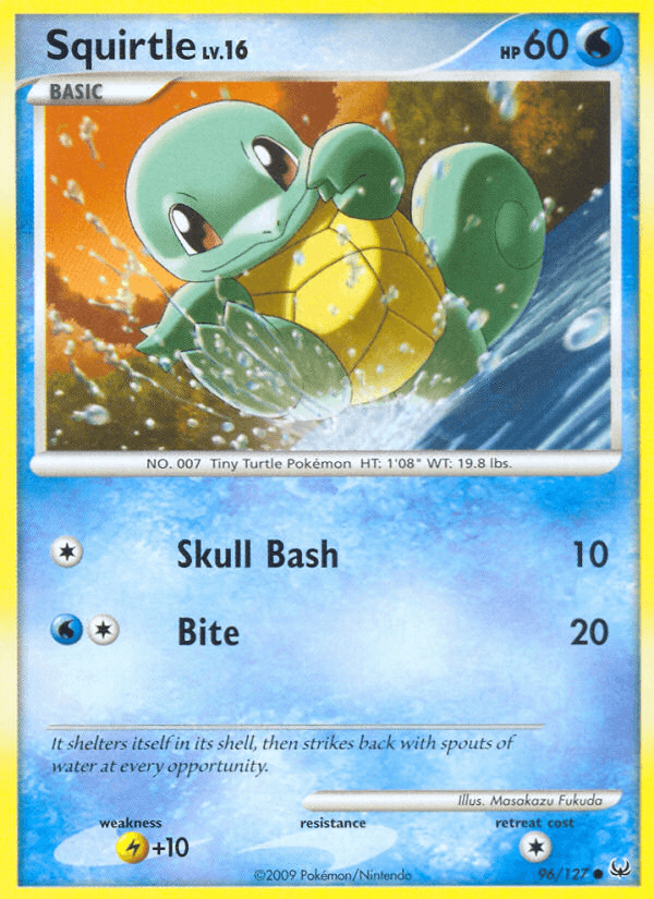 Squirtle Pokémon card