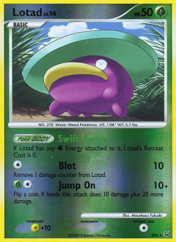Lotad Pokémon card