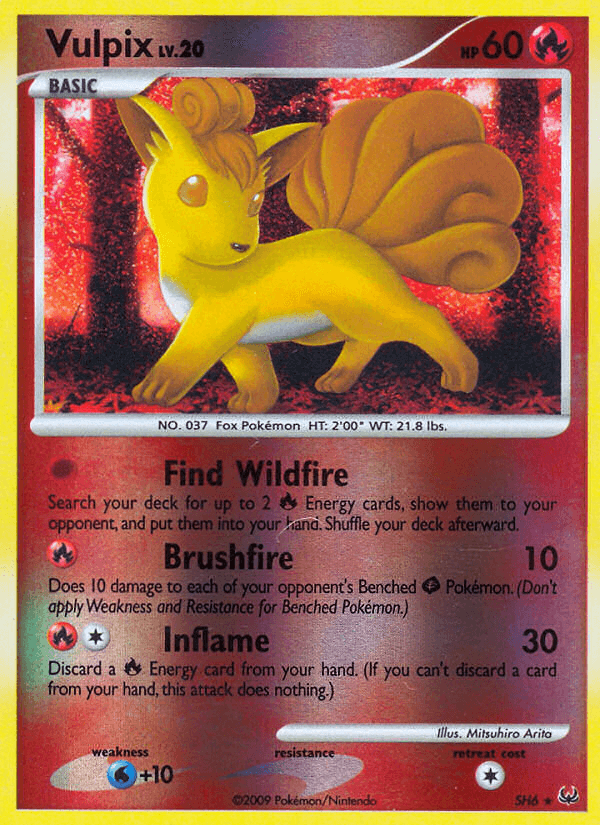 Vulpix Pokémon card