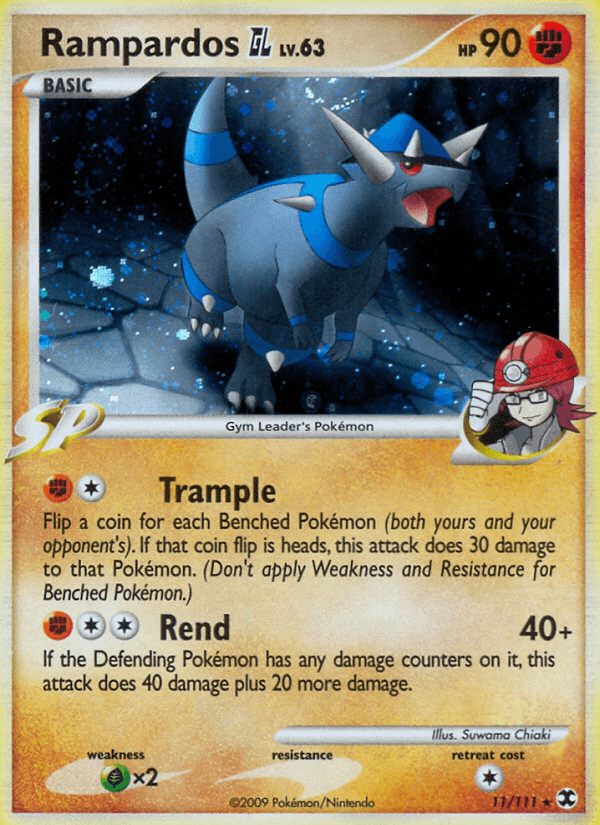 Rampardos GL Pokémon card