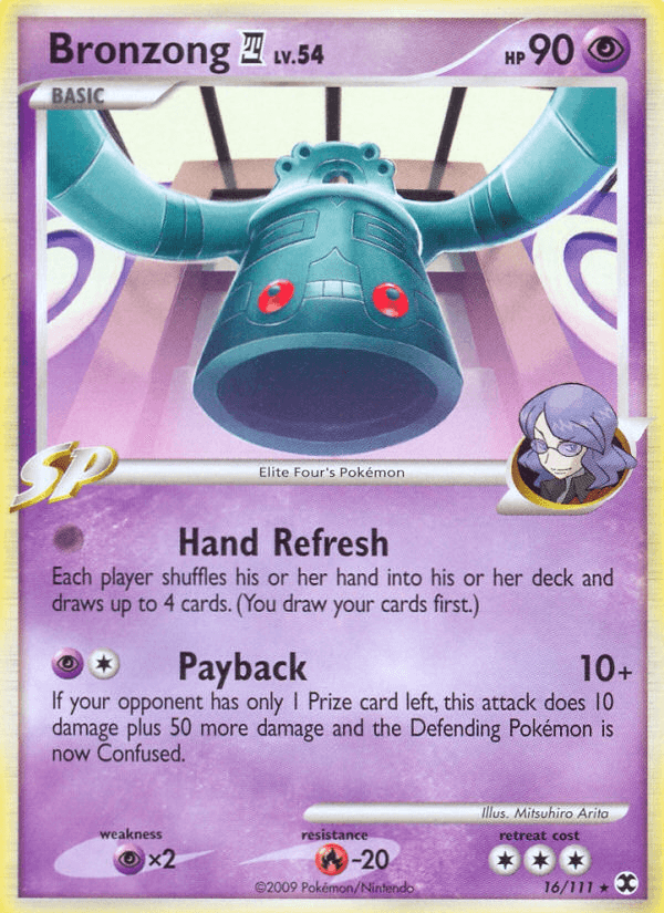 Bronzong E4 Pokémon card