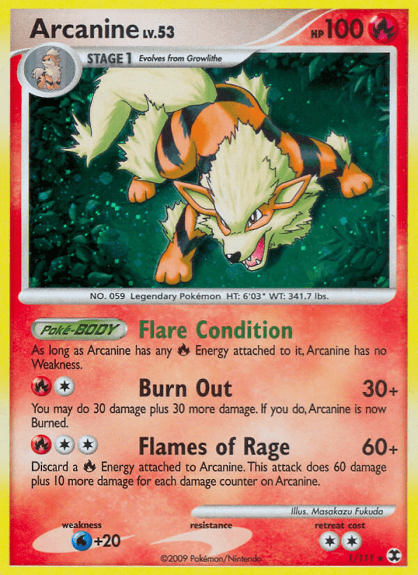 Arcanine from Rising Rivals