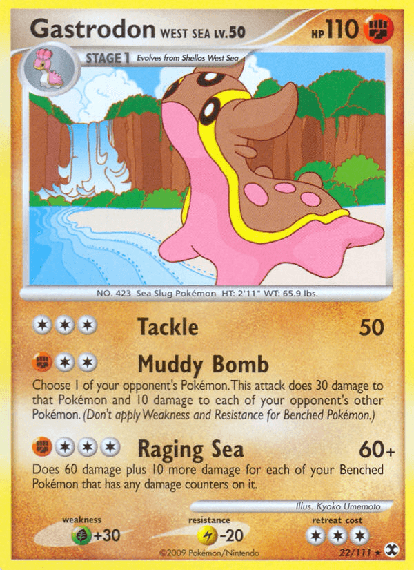 Gastrodon West Sea Pokémon card