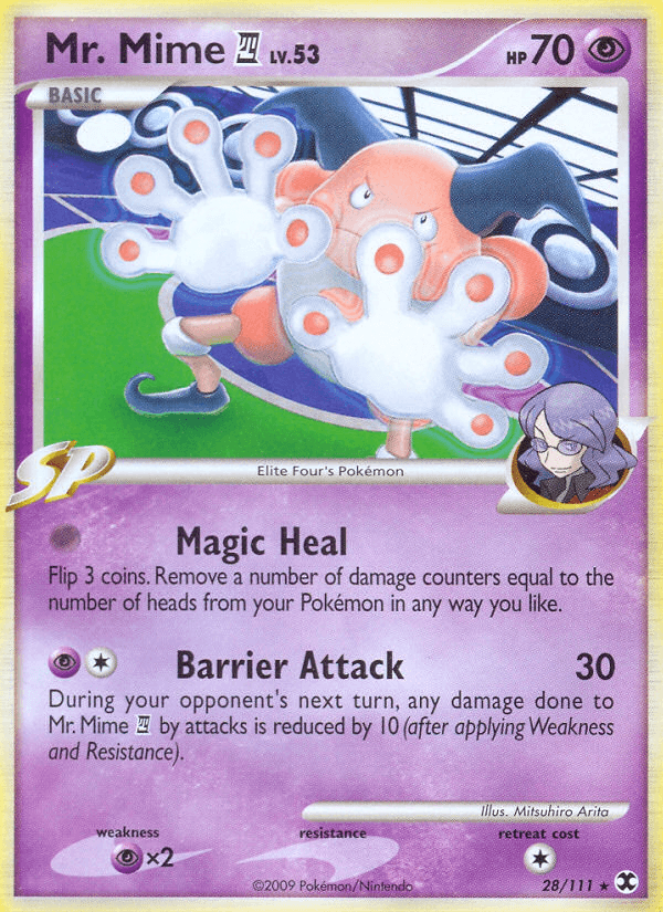 Mr. Mime E4 Pokémon card