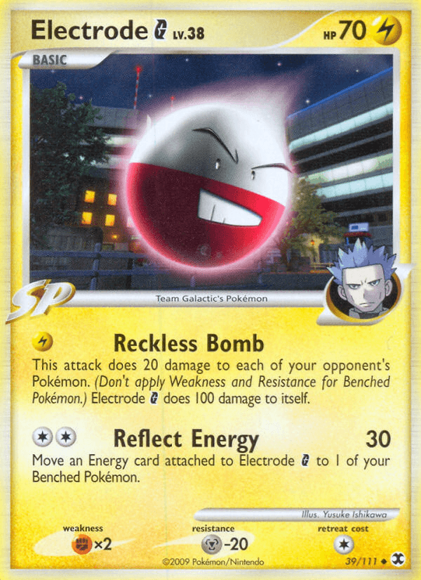 Electrode G Pokémon card
