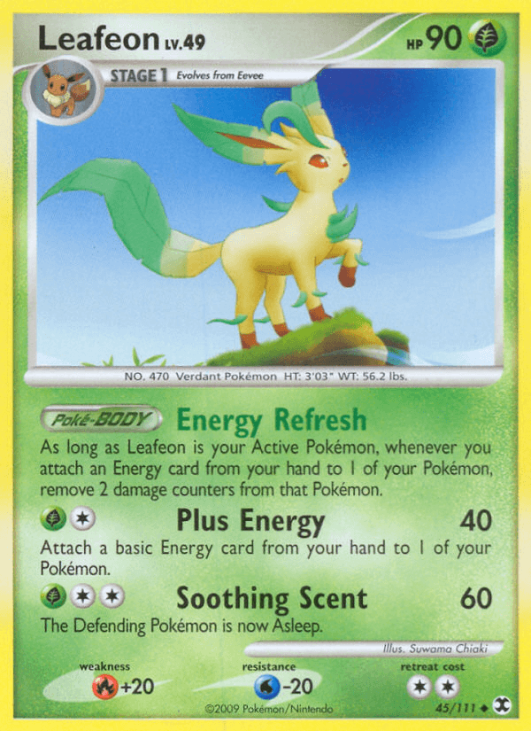 Leafeon Pokémon card