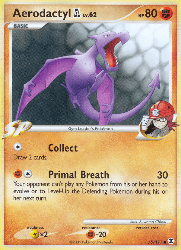 Aerodactyl GL Pokémon card