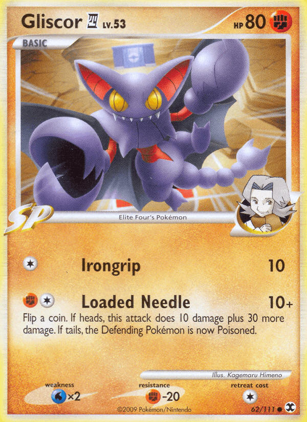 Gliscor E4 Pokémon card