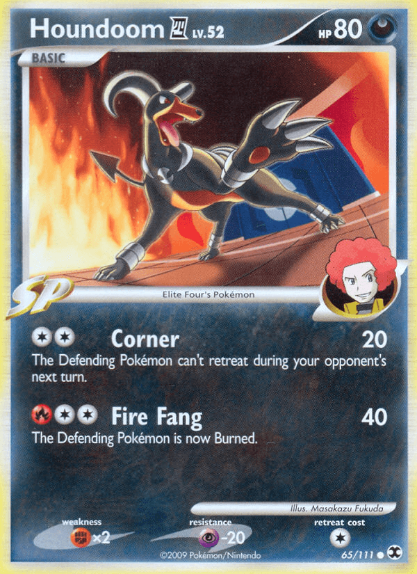Houndoom E4 Pokémon card