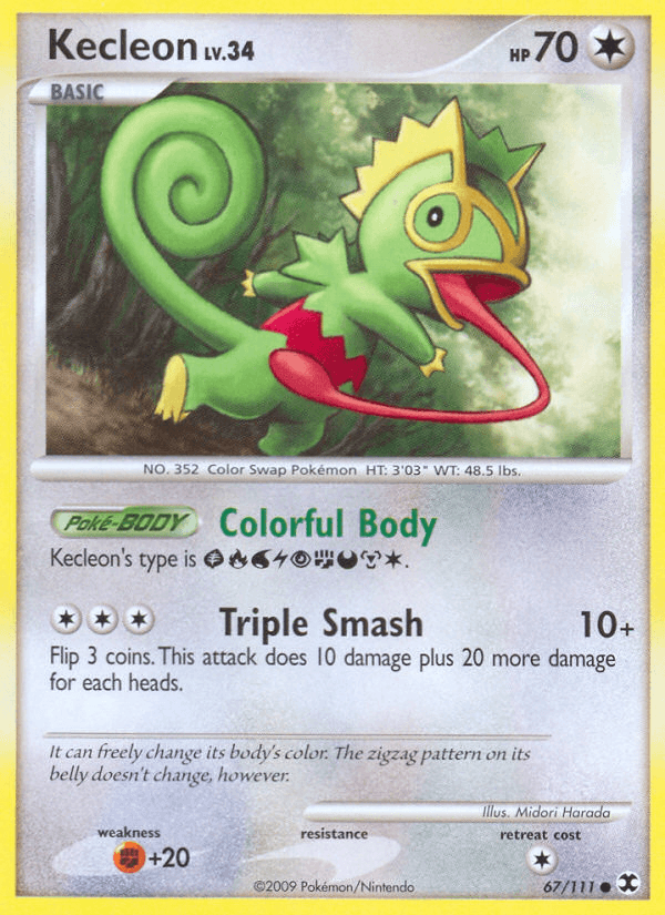 Kecleon Pokémon card
