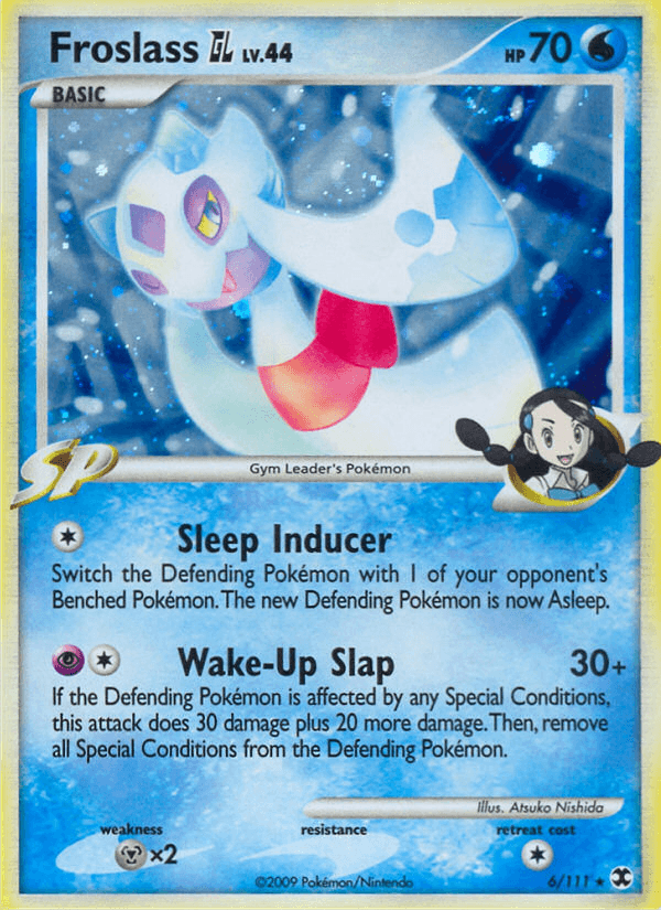 Froslass GL Pokémon card