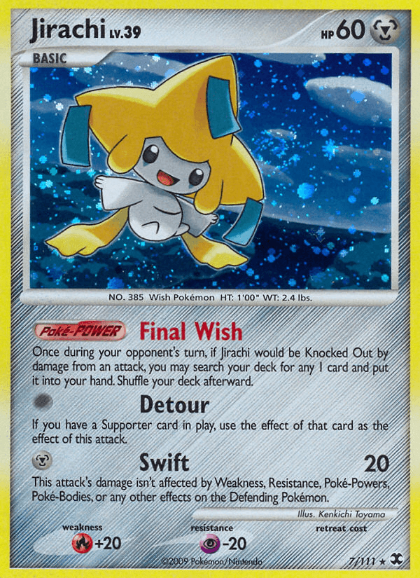 Jirachi Pokémon card