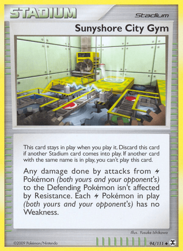 Sunyshore City Gym Pokémon card