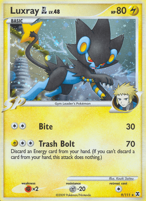 Luxray GL Pokémon card
