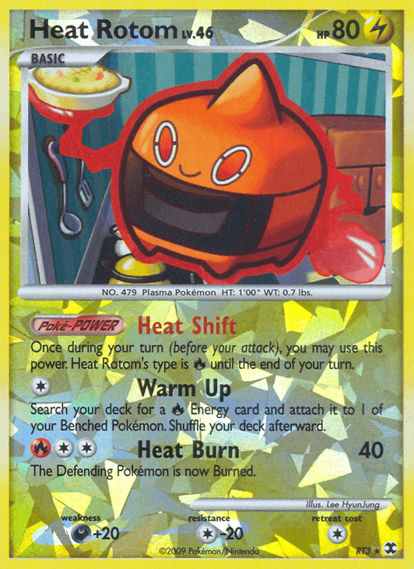 Heat Rotom Pokémon card