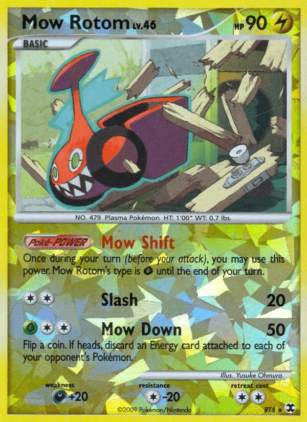 Mow Rotom Pokémon card