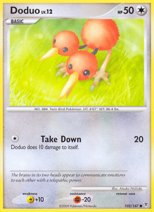 Doduo Pokémon card