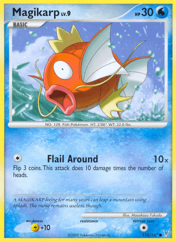 Magikarp Pokémon card