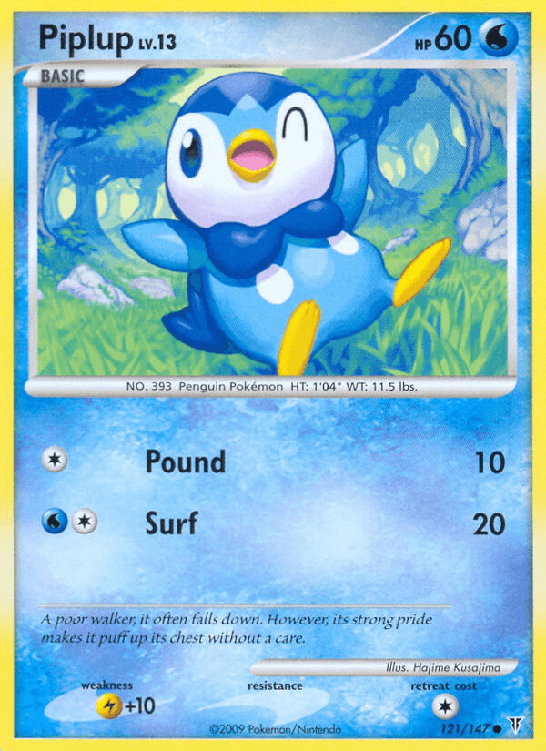 Piplup Pokémon card
