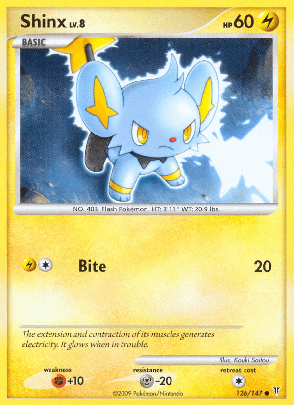 Shinx Pokémon card