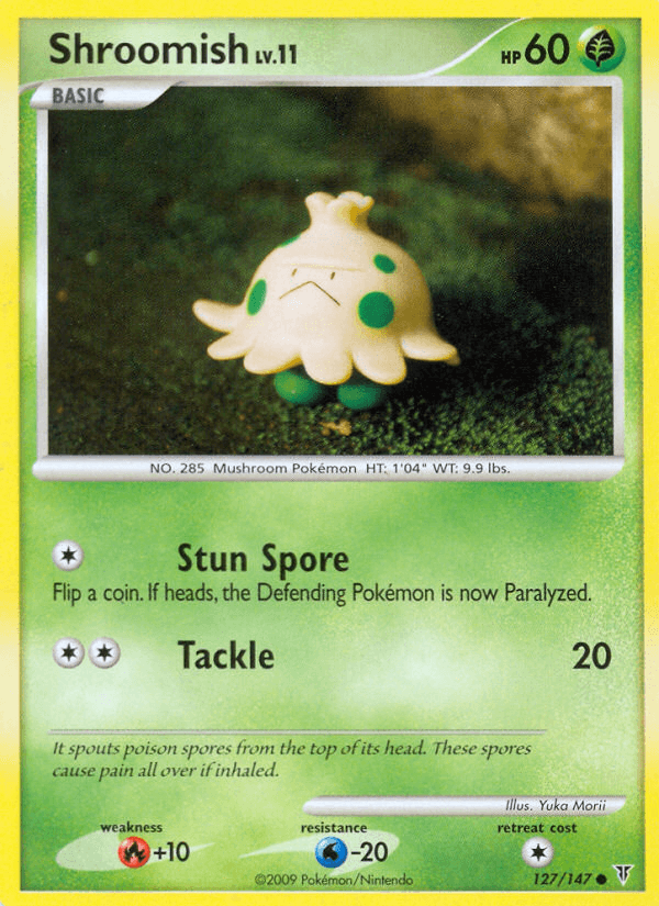 Shroomish Pokémon card