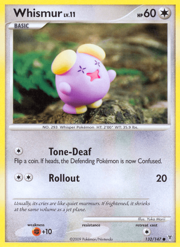 Whismur Pokémon card