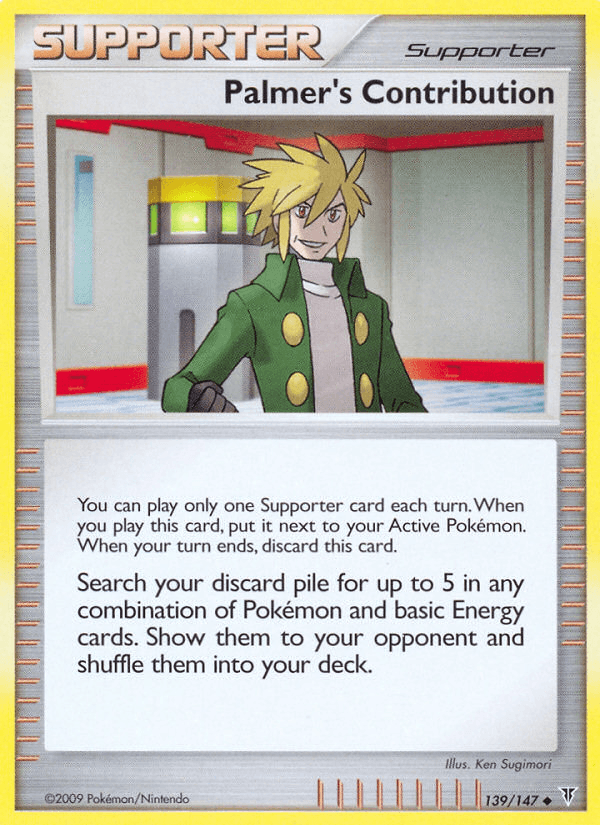 Palmer's Contribution Pokémon card