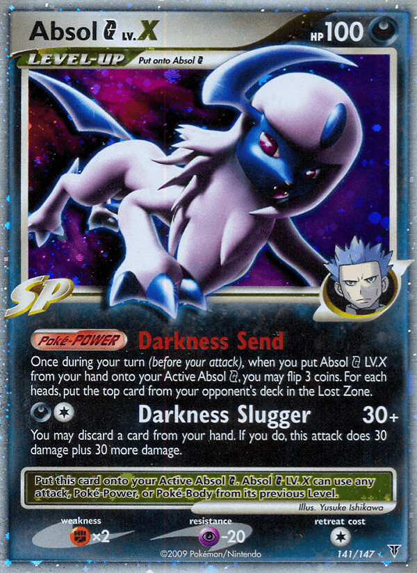 Absol G LV.X Pokémon card