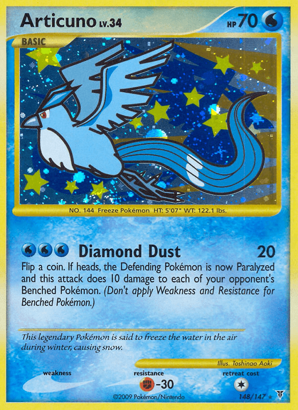 Articuno Pokémon card