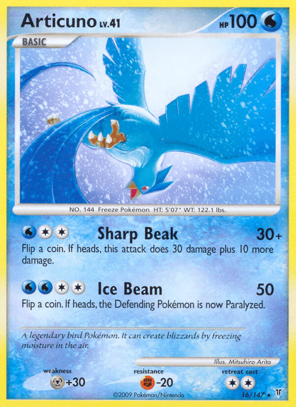Articuno Pokémon card