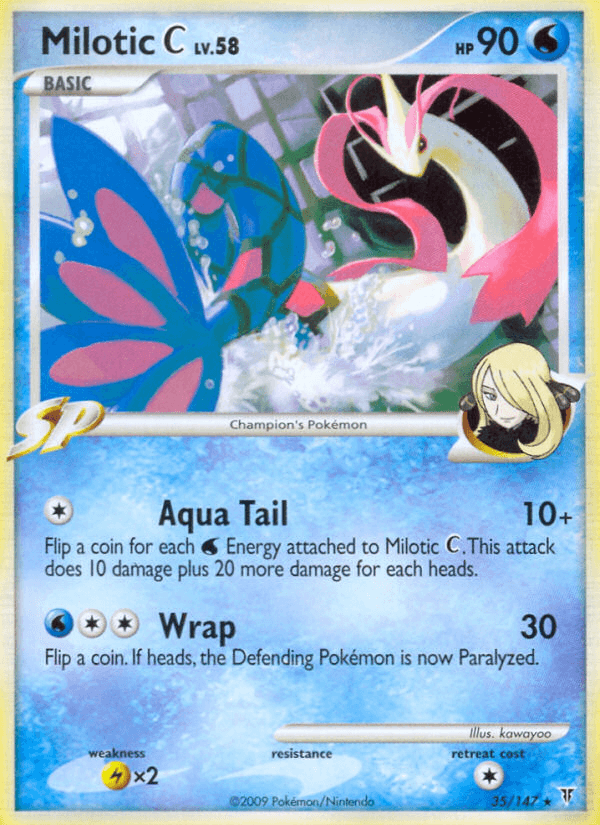 Milotic C Pokémon card