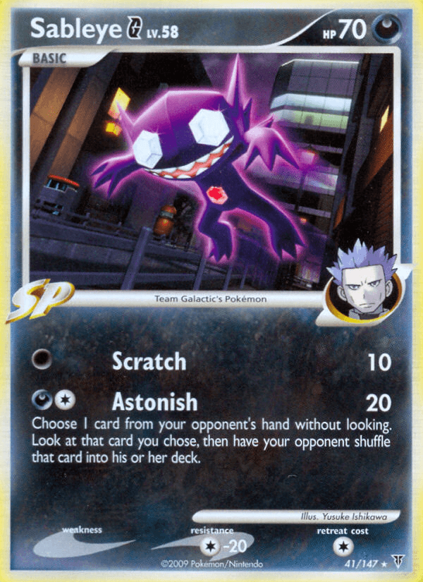 Sableye G Pokémon card