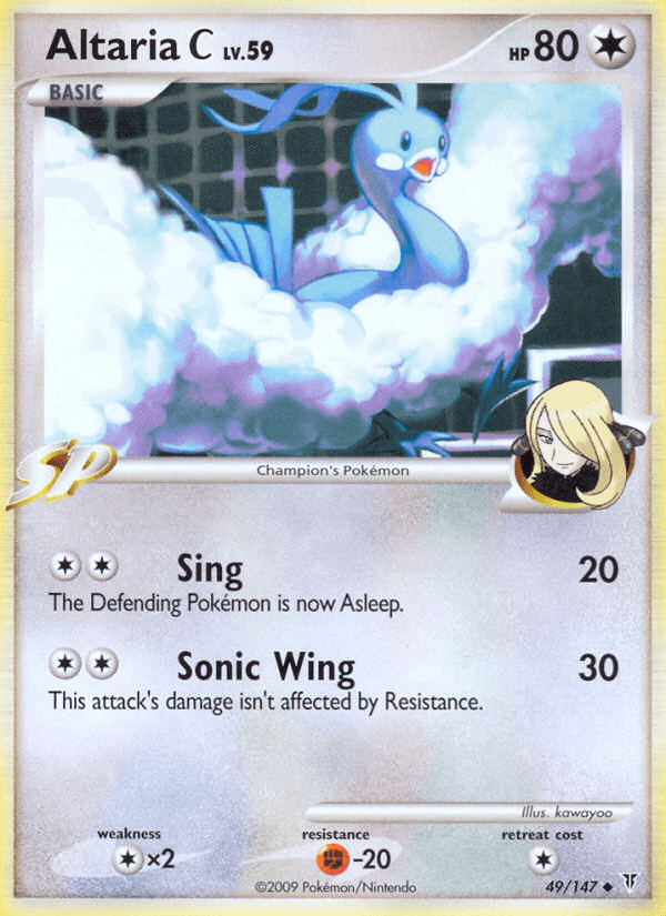 Altaria C Pokémon card