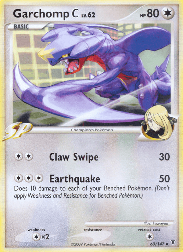 Garchomp C Pokémon card
