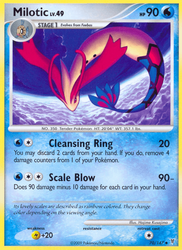 Milotic Pokémon card