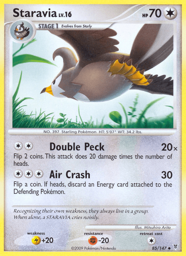 Staravia Pokémon card
