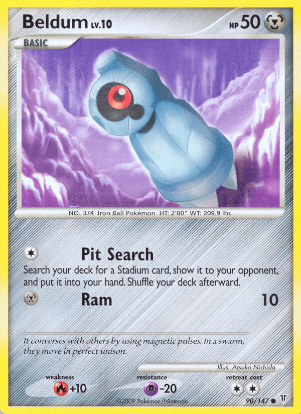 Beldum Pokémon card