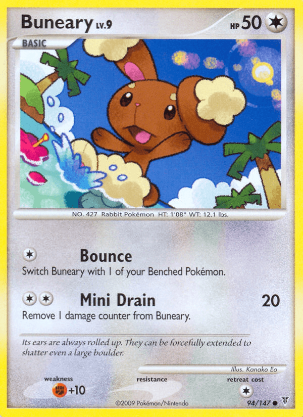 Buneary Pokémon card