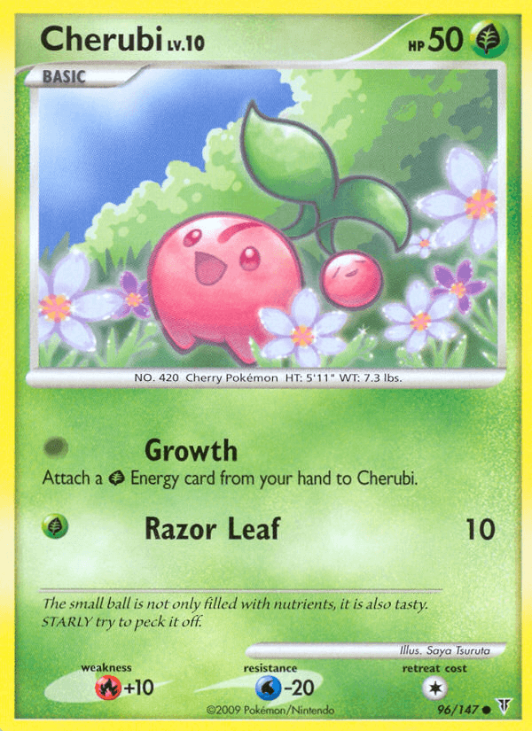 Cherubi Pokémon card