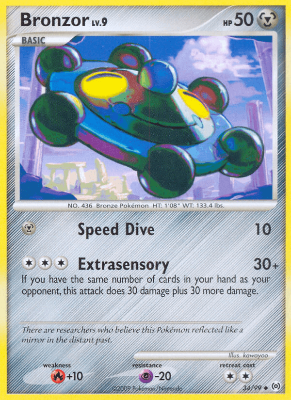 Bronzor Pokémon card