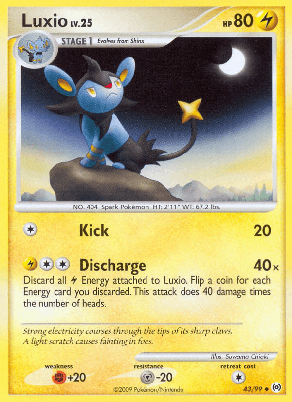 Luxio Pokémon card