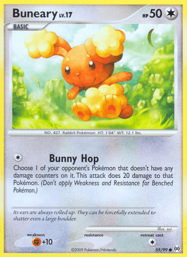Buneary Pokémon card
