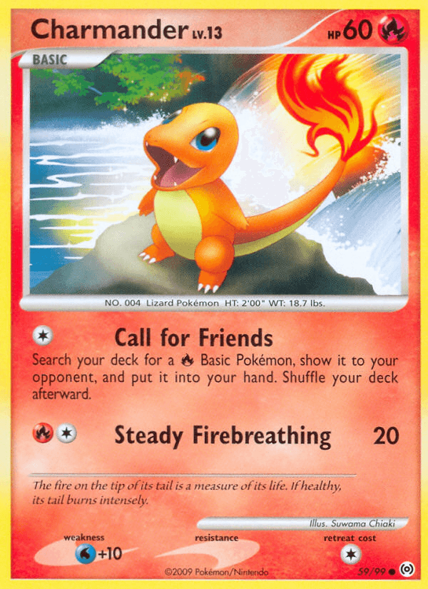 Charmander Pokémon card
